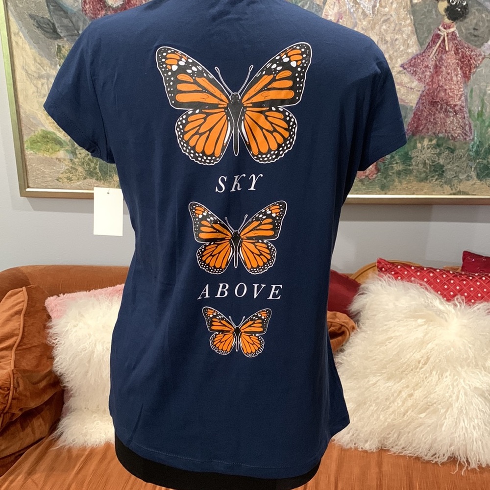 NWT Butterfly Tee